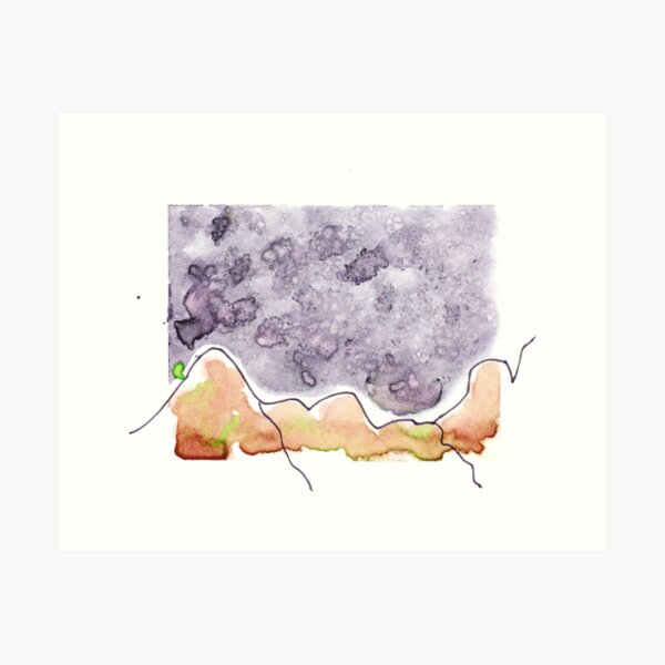 Desert Night Art Print