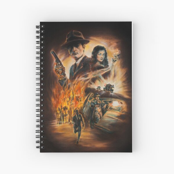 Burning targets Spiral Notebook