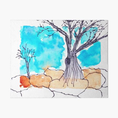 Trees of Texas Art Board Print