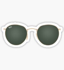 Pegatina Ray Ban gafas de sol redondas