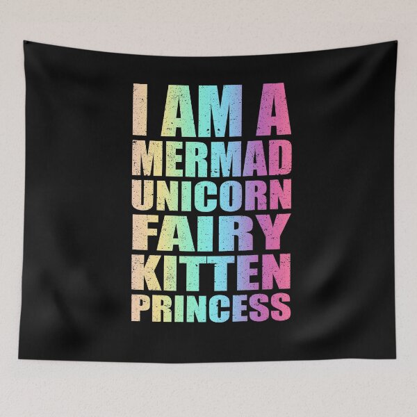 Item preview, Mermaid Unicorn Fairy Kitten Princess Magical Beauty designed and sold by Pricity Designs.