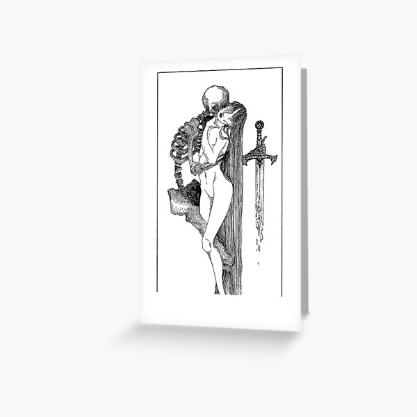 THE LOVERS. Greeting Card