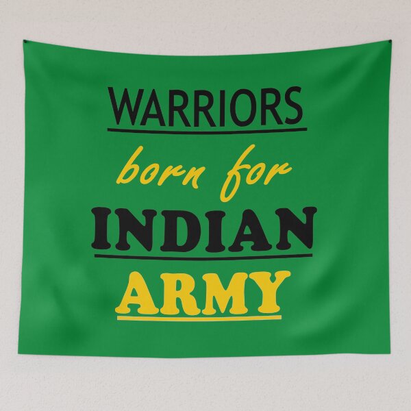 Item preview, WARRIORS BORN FOR INIDAN ARMY designed and sold by MallsD.