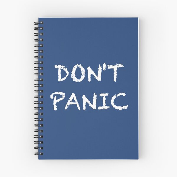 Item preview, DON'T PANIC designed and sold by ArtWeaver.