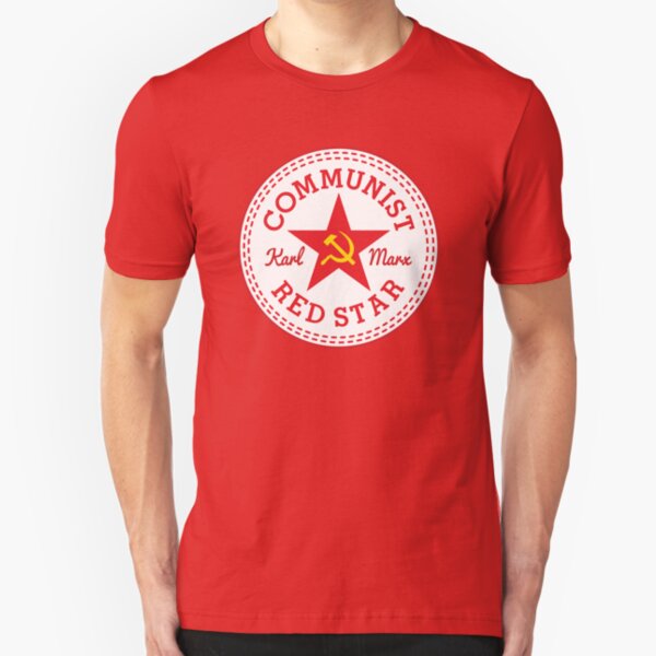 Commie Shoe Logo Slim Fit T-Shirt
