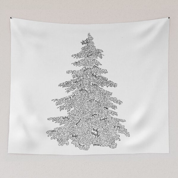 Item preview, Silent Night Christmas Tree designed and sold by Amy Olsen.