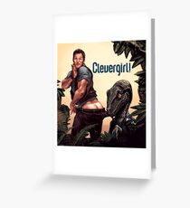 Clever Girl! Greeting Card