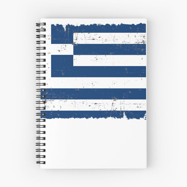 Item preview, Greece Flag Used Look Vintage  designed and sold by Argentini.