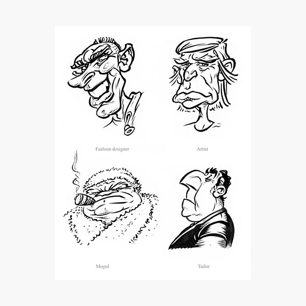Item preview, Caricature Sketches 6 designed and sold by newfeenix.