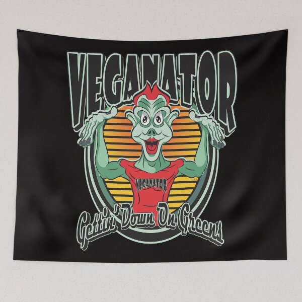 Item preview, VEGANATOR Gettin' Down On Greens designed and sold by MontanaJack.