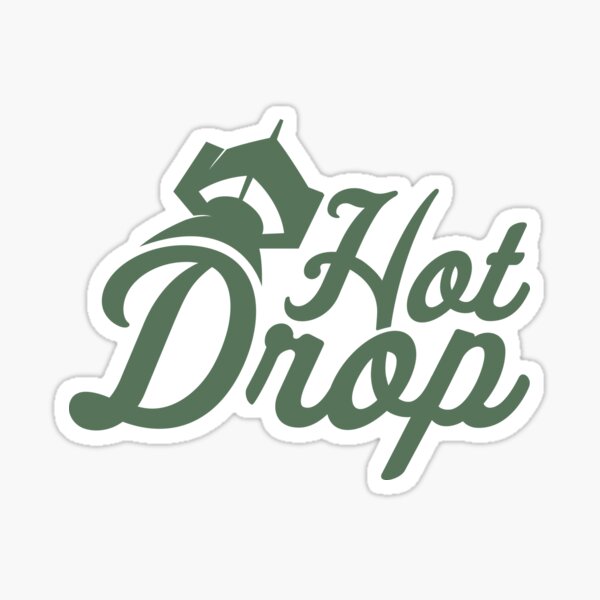 Colección de logos de texto HOTDROP Pegatina