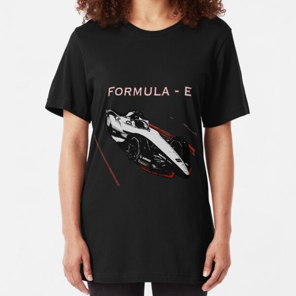 Formula E #gen2 car - colors and text Slim Fit T-Shirt