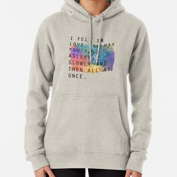 Slowly, and then all at once. Pullover Hoodie