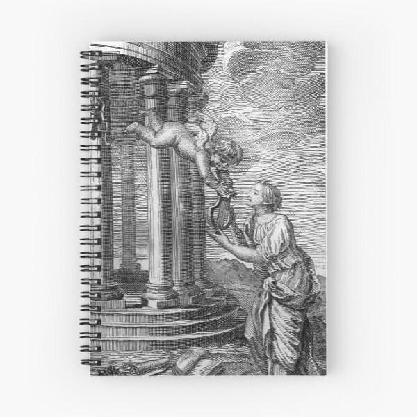 Item preview,  Angel and Harp - Pencil Artwork designed and sold by ExpressingSelf.