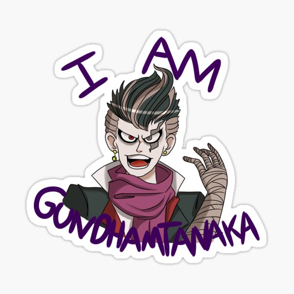 I Am Gundham Tanaka Sticker By Rose Petal Pink Redbubble