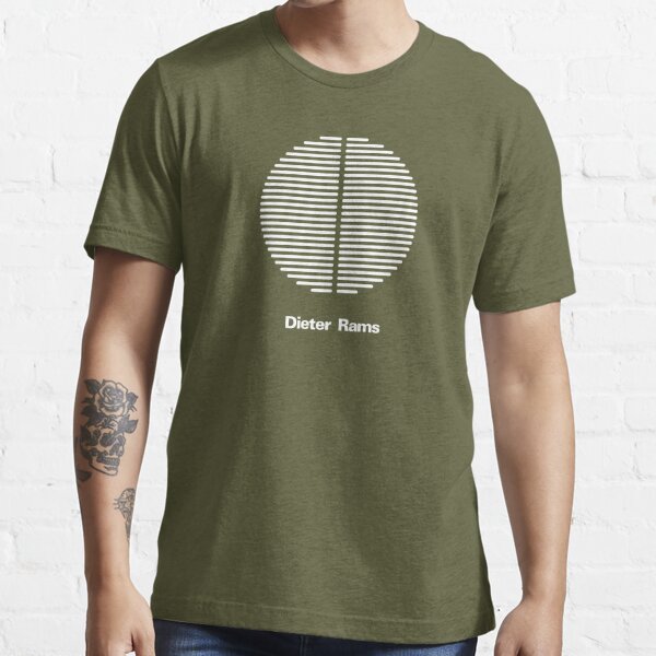 Dieter Rams Black Essential T-Shirt | Redbubble