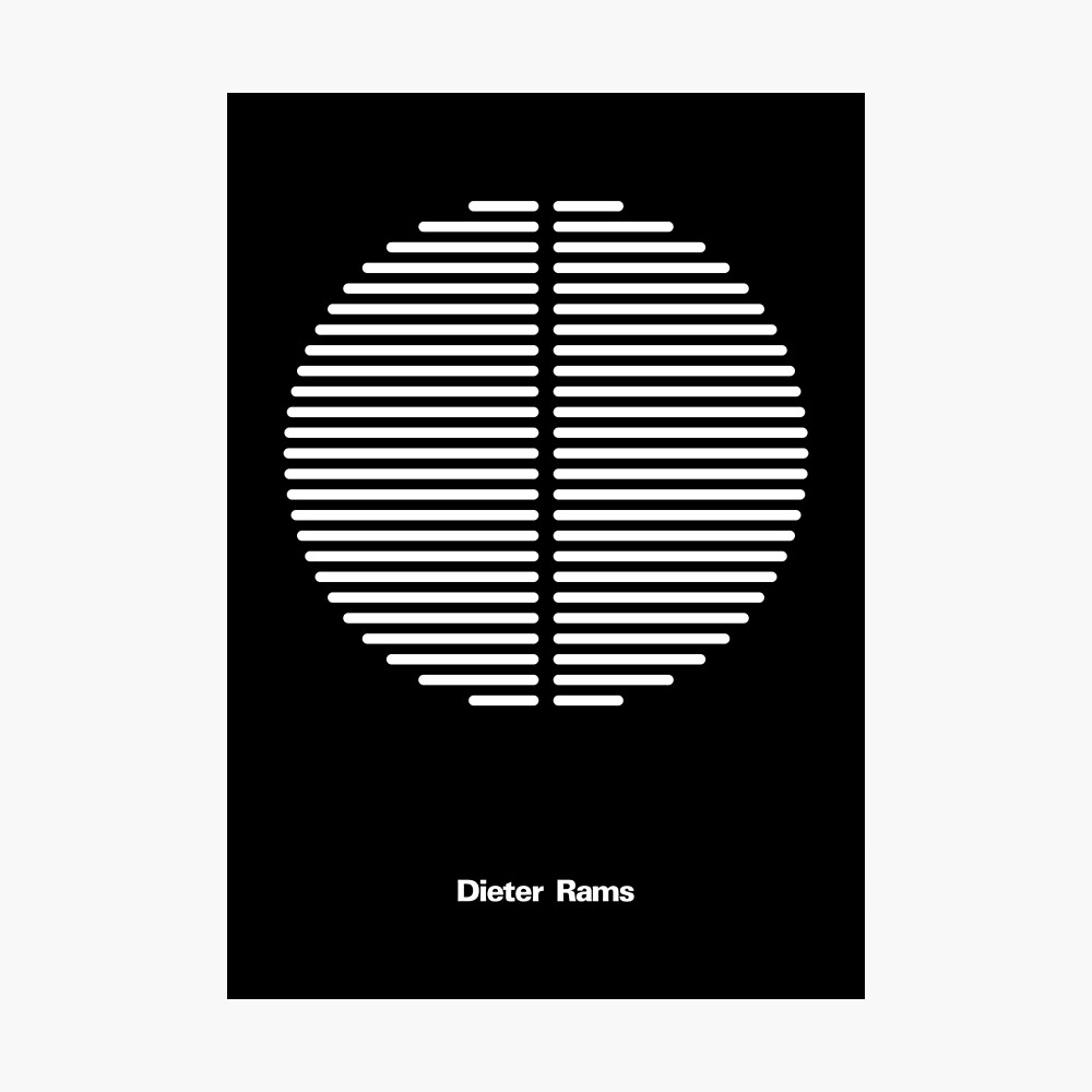lærken Necessities klistermærke DIETER RAMS" Poster for Sale by THEUSUALDESIGN | Redbubble