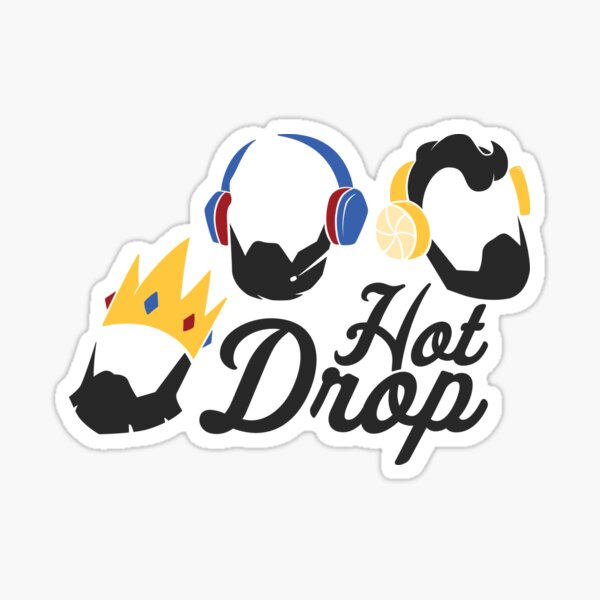 Colección de logos de HOTDROP Host Heads Pegatina