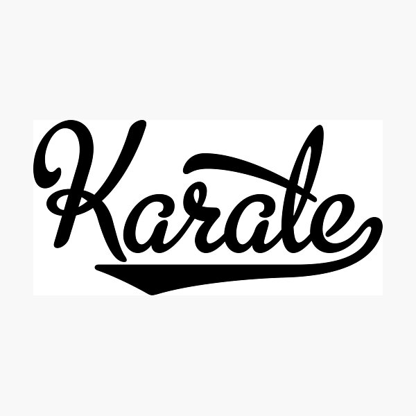 Artikel-Vorschau von Karate, designt und verkauft von Vectorqueen.
