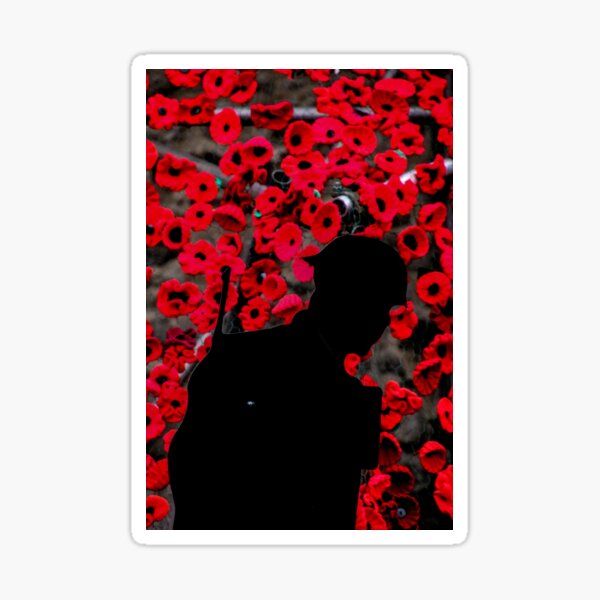 poppy forces Sticker