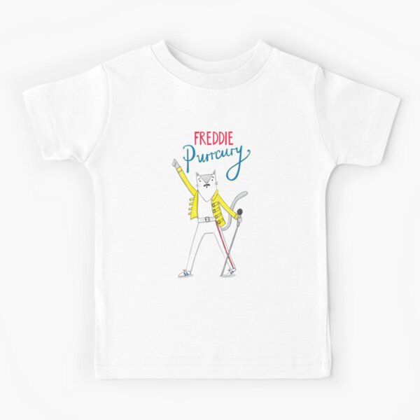 Freddie Purrcury Kids T-Shirt