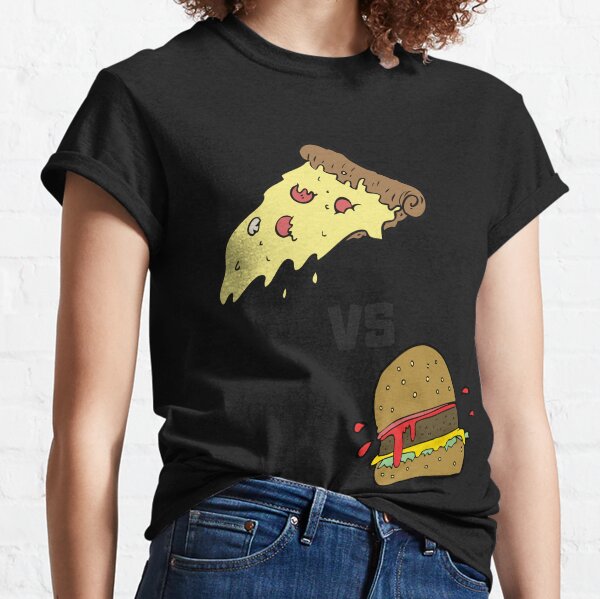 Pizza Vs Burger T Shirts Redbubble