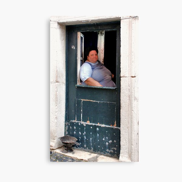 A door in Lisbon..... Canvas Print