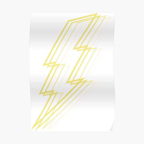 Yellow Lightning Poster
