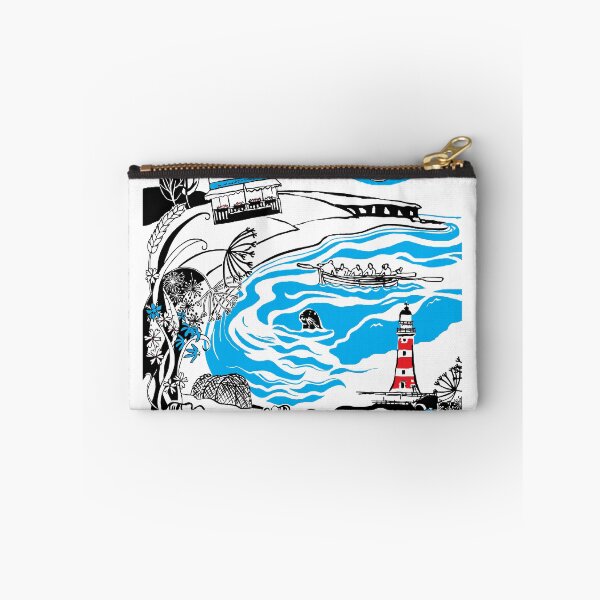 Item preview, Coast at Whitburn, Seaburn and Roker designed and sold by GillGillIllustr.