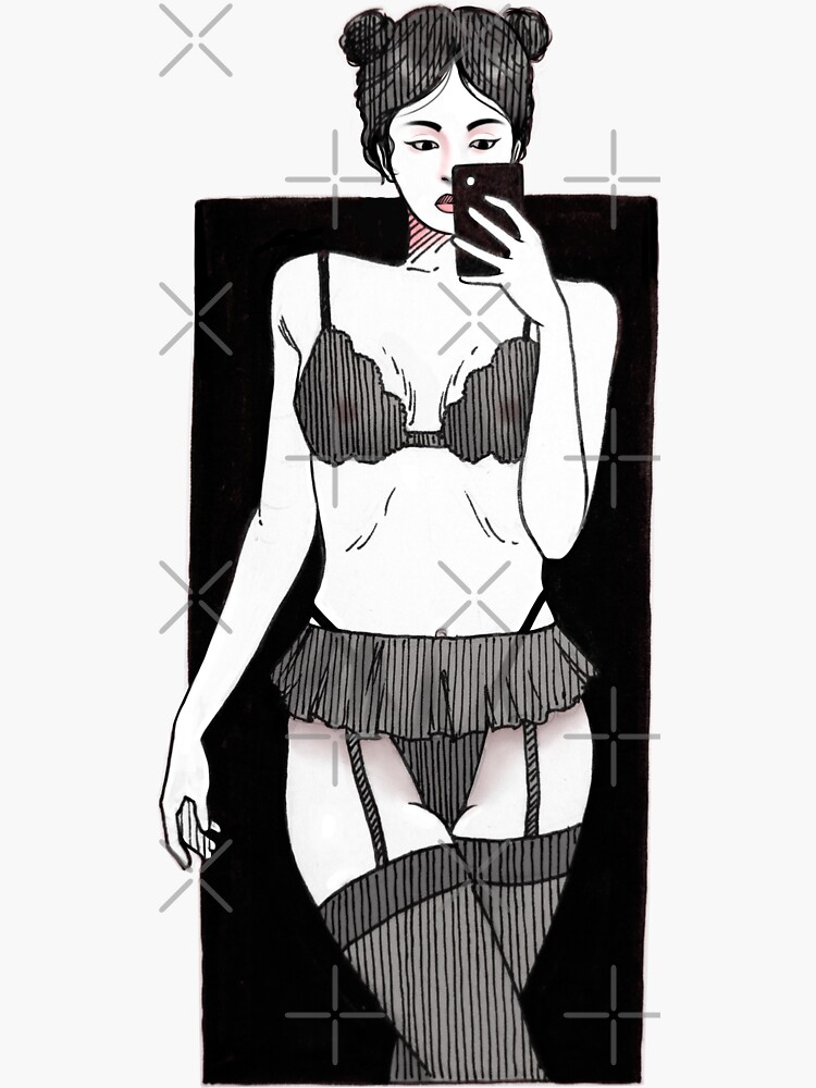 halo sex toy Lingerie Selfie