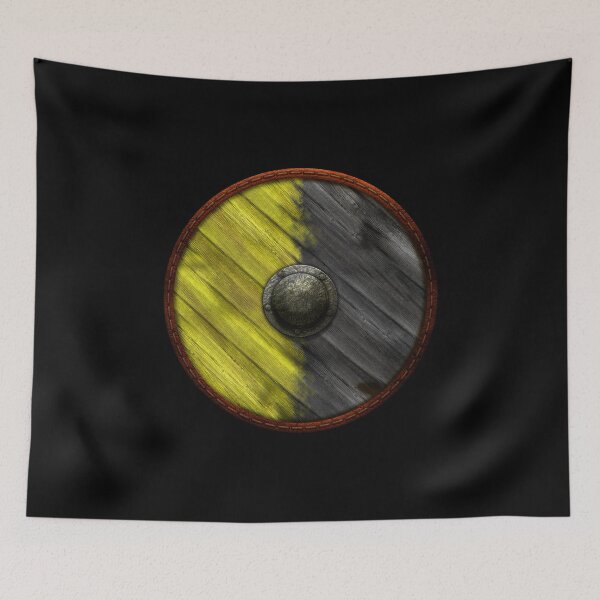 Item preview, Shield - Yellow / Black 2 tone designed and sold by kayakcapers.