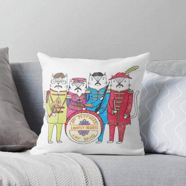 Item preview, SGT Peppurr's Lonely Hearts Cats Band designed and sold by KatieRubyMiller.