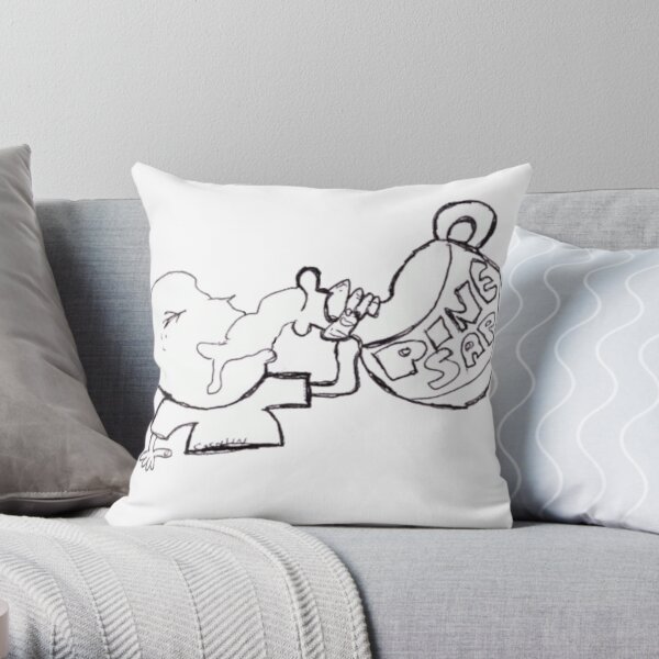 BIG pine sap guy !!! Throw Pillow