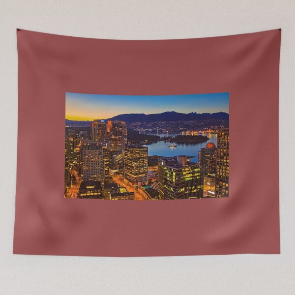 Item preview, Canada. Vancouver, BC. Downtown. Night. designed and sold by vadim19.