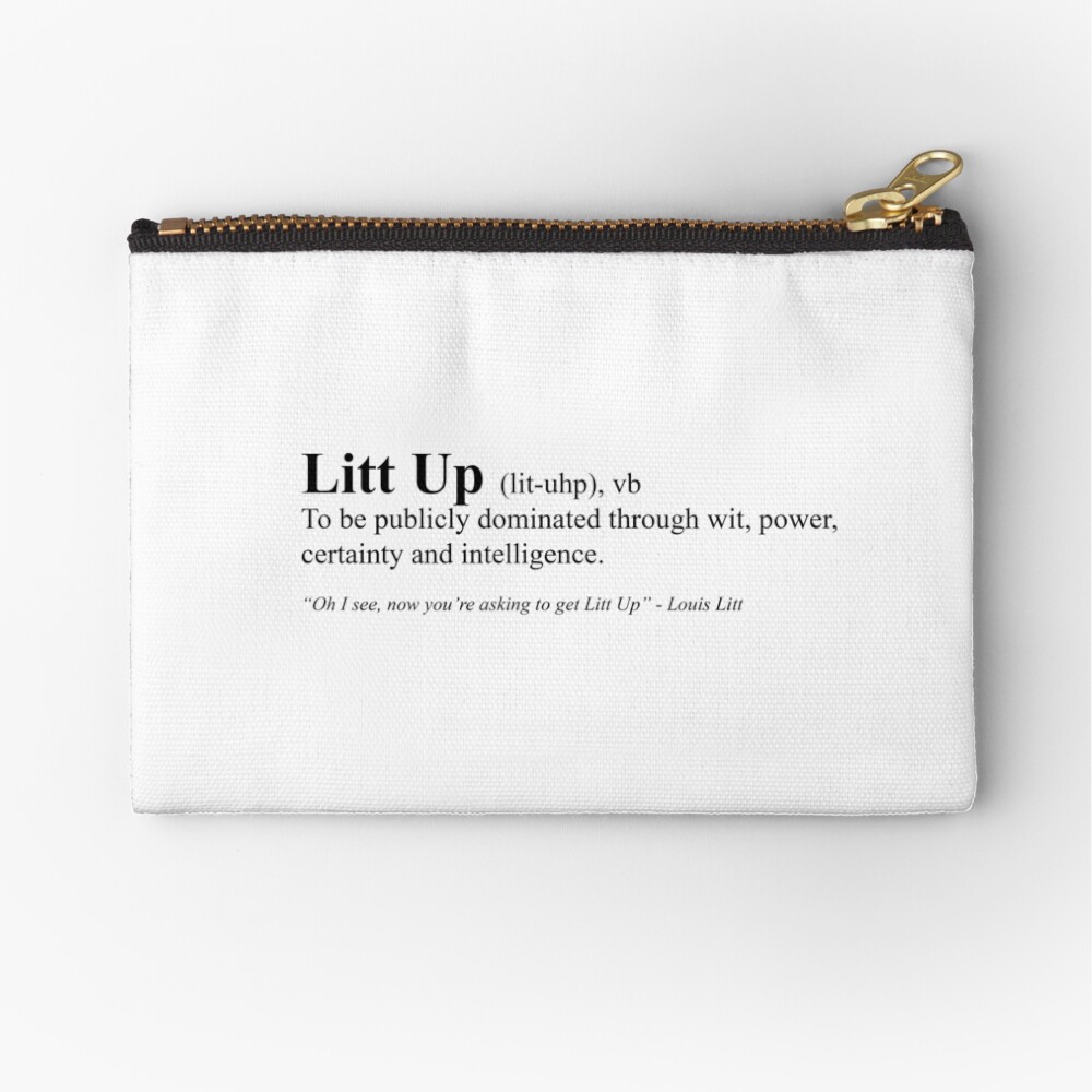 Suits - Louis Litt "Litt Up" Zipper Pouch