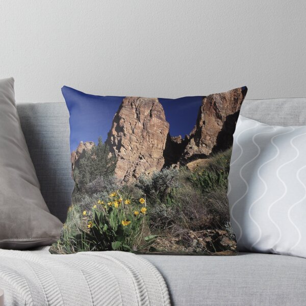Item preview, Blooming flowers at Smith Rock state park designed and sold by jklune.