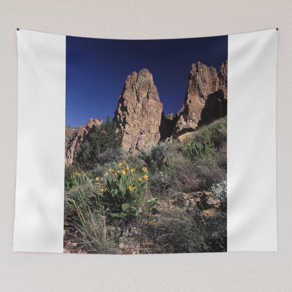 Item preview, Blooming flowers at Smith Rock state park designed and sold by jklune.