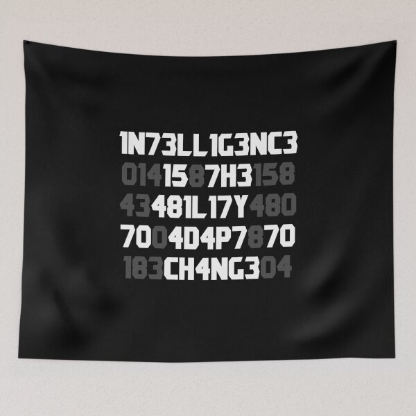 Item preview, Intelligence is the ability to adapt to change designed and sold by kailukask.