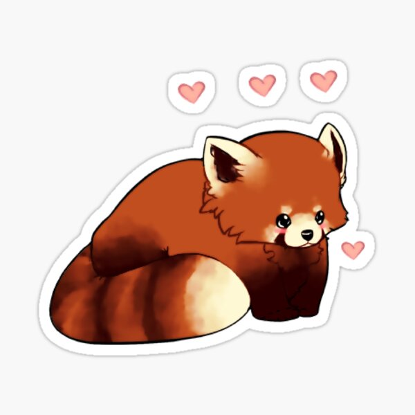 Item preview, Cute adorable red panda  designed and sold by vickyn96.