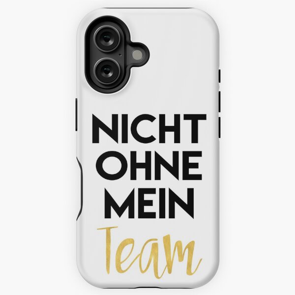 NICHT OHNE MEIN TEAM 187 Lyrics iPhone Tough Case