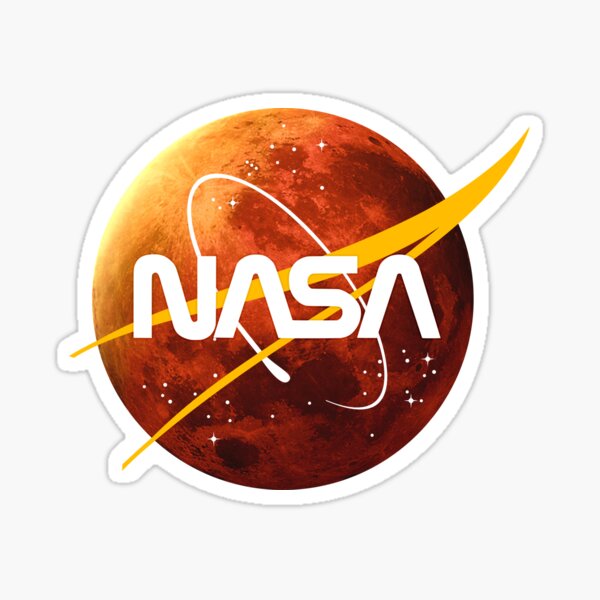 NASA Mars Sticker