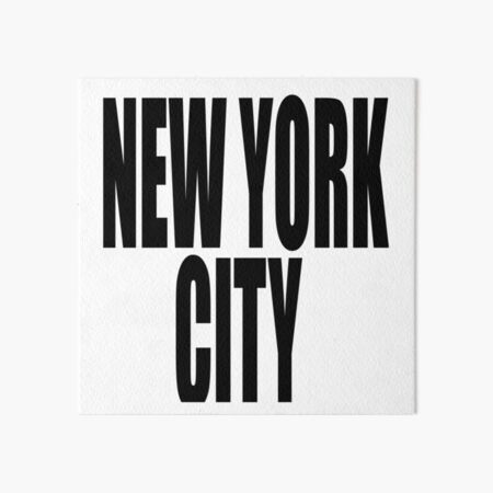 Artikel-Vorschau von New York City mutig, designt und verkauft von SerpentSkyArts.