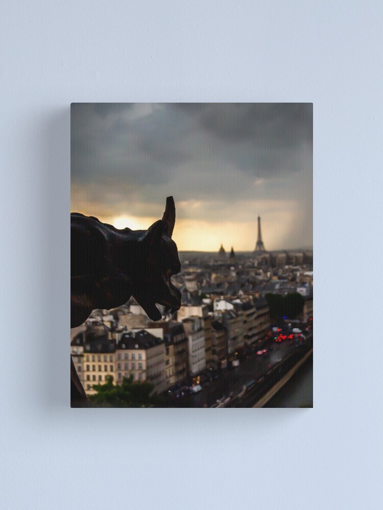 Thumbnail 1 of 3, Canvas Print, Gargoyle designed and sold by darren-j-mcleod.