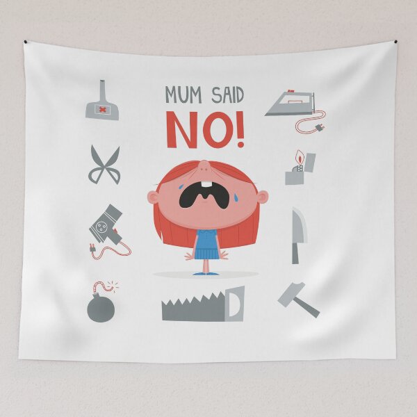 Item preview, Mum said no! Temper Tantrum Parenting & Toddlers designed and sold by Amir Abou-Roumié.