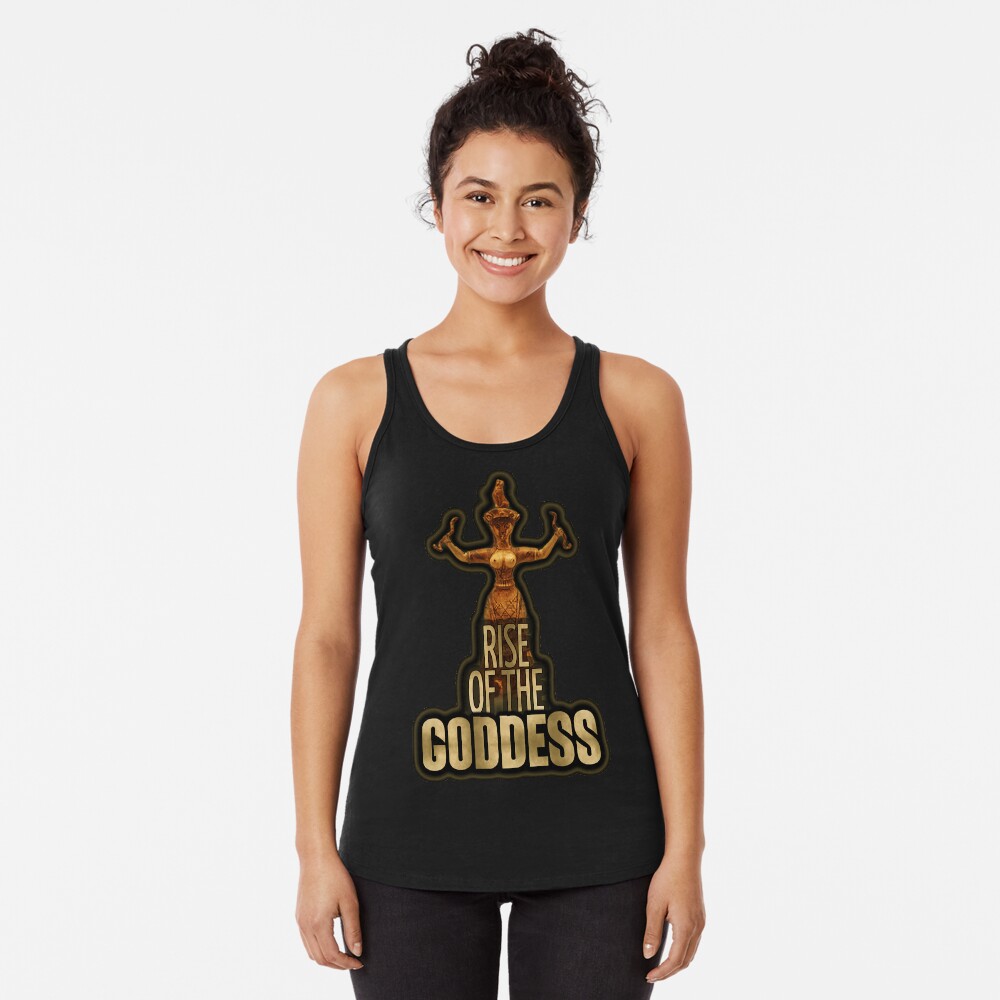 Rise Of The Goddess!!! Racerback Tank Top
