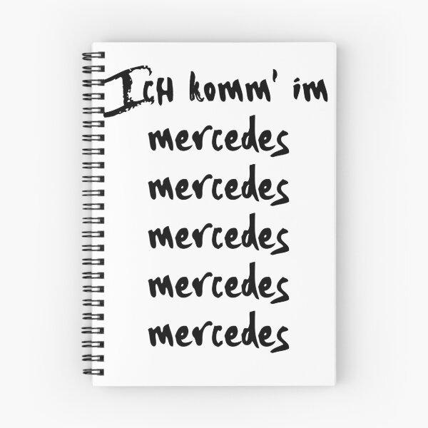 Item preview, I COME IN M E R C E D E S ENO MUSIC LYRIC TEXT designed and sold by deificusArt.