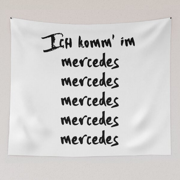 Item preview, I COME IN M E R C E D E S ENO MUSIC LYRIC TEXT designed and sold by deificusArt.