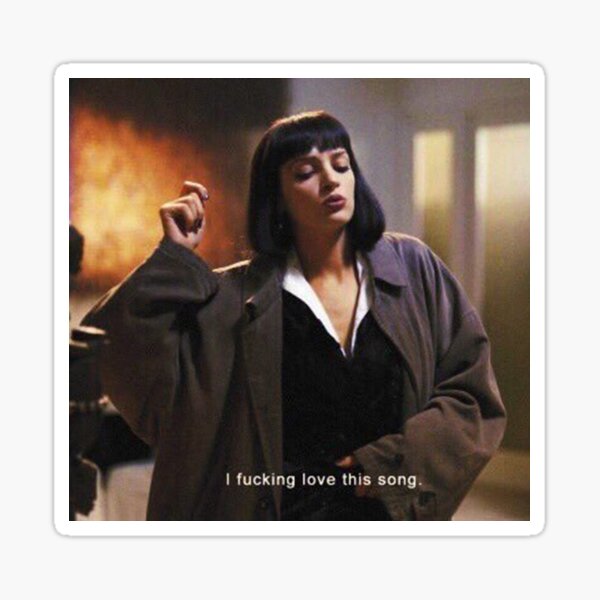 Mia Wallace Glossy Sticker
