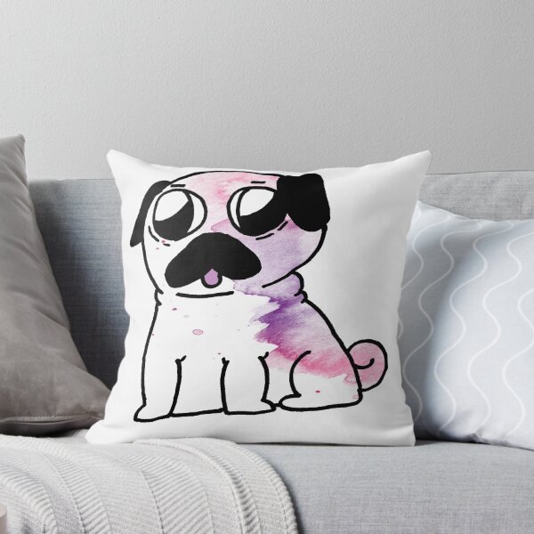 Item preview, Cute Watercolor Pug designed and sold by LawsonFiction.