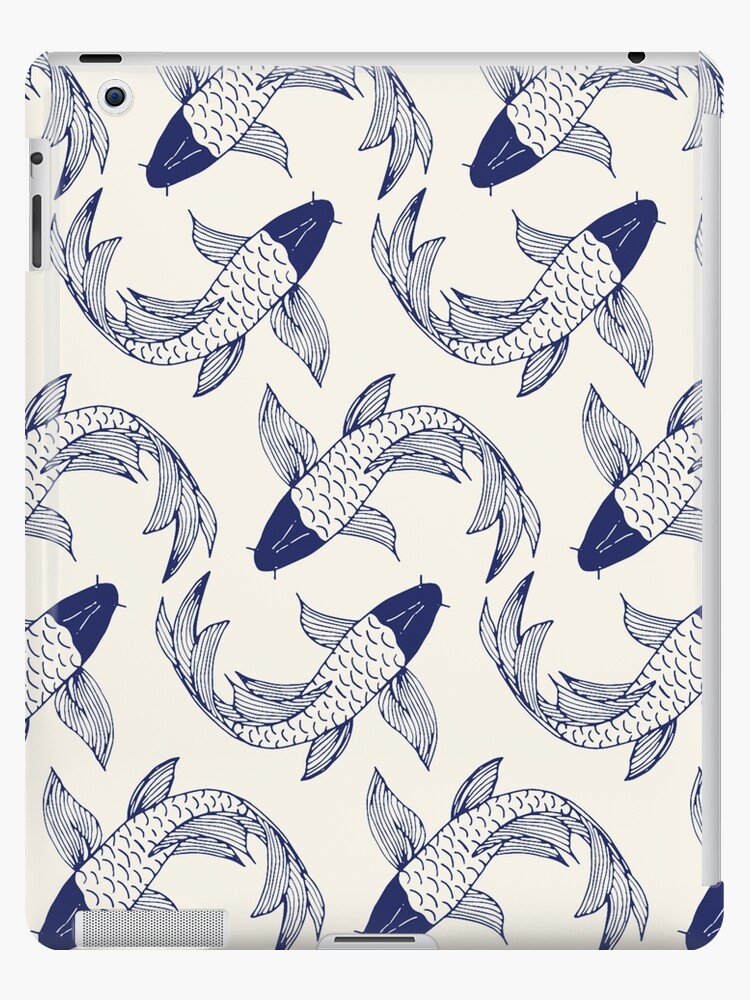 "Japanese Koi Fish Pattern" iPad Case & Skin by DEC02 | Redbubble